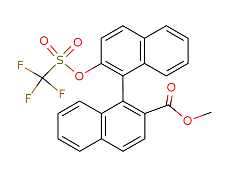 methyl (R)-2'-(((trifluoromethyl)sulfonyl)oxy)-[1,1'-binaphthalene]-2-carboxylate