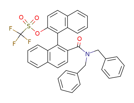 (R)-2-N,N-dibenzylcarbamoyl-2'-trifluoromethanesulfonyloxy-1,1'-binaphthyl