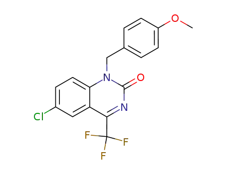 6-chloro-1-[(4-methoxyphenyl)methyl]-4-(trifluoromethyl)hydroquinazolin-2-one