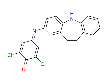 2,6-Dichlor-4-(5H-10,11-dihydrodibenzo[b,f]azepin-2-ylimino)-cyclohexa-2,5-dien-1-on