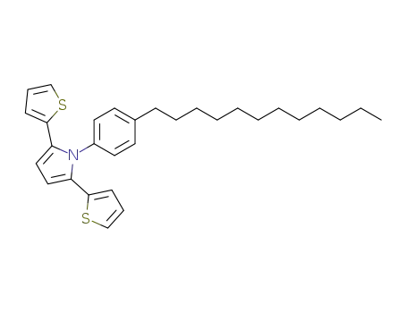1-(p-dodecylphenyl)-2,5-di(2-thienyl)pyrrole