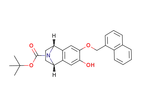 tert-butyl 4-hydroxy-5-[(naphthalen-1-yl)methoxy]-11-azatricyclo[6.2.1.02,7]undeca-2(7),3,5-triene-11-carboxylate