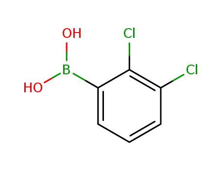 Molecular Structure of 151169-74-3 (2,3-Dichlorophenylboronic acid)