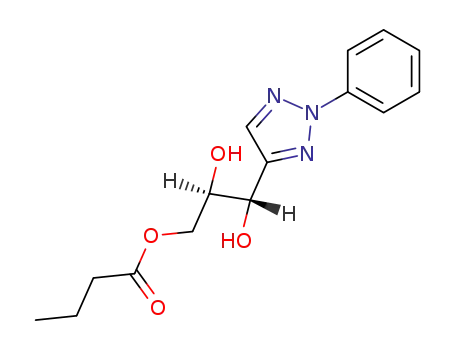 2-phenyl-4-(D-erithro-3'-butanoyloxy-1',2'-dihydroxypropyl)-2H-1,2,3-triazole