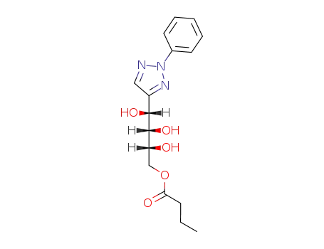 2-phenyl-4-(D-arabino-4'-butanoyloxy-1',2',3'-trihydroxybutyl)-2H-1,2,3-triazole
