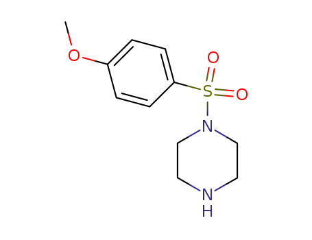 Molecular Structure of 121751-67-5 (1-(4-METHOXY-BENZENESULFONYL)-PIPERAZINE)