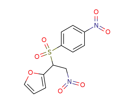 2-[2-nitro-1-(4-nitro-benzenesulfonyl)-ethyl]-furan