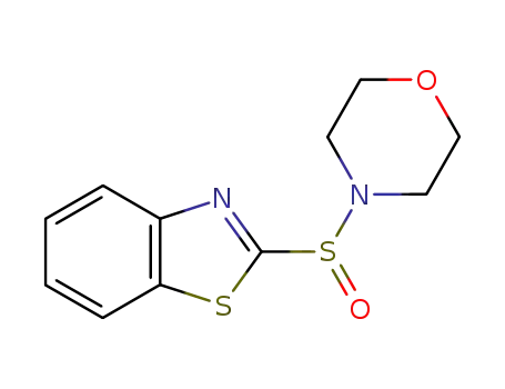 2-morpholinosulphinyl-benzothiazole