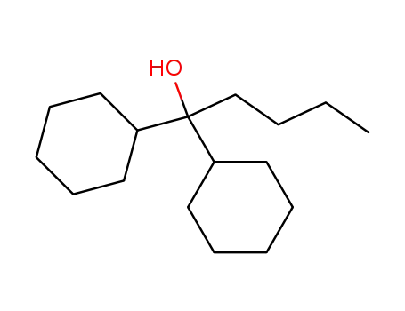 1,1-dicyclohexyl-1-pentanol