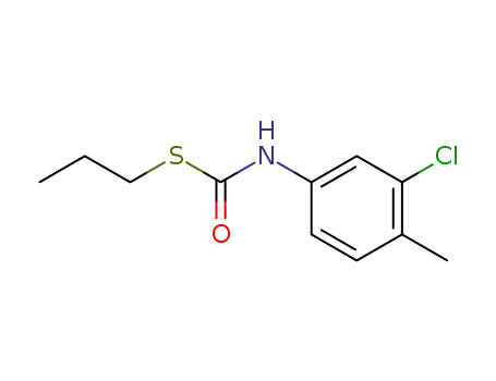 (3-chloro-4-methyl-phenyl)-thiocarbamic acid S-propyl ester