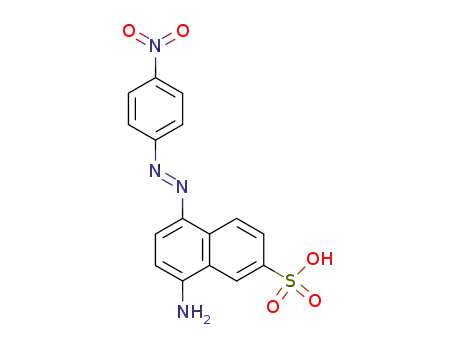 8-amino-5-(4-nitro-phenylazo)-2-naphthalenesulfonic acid