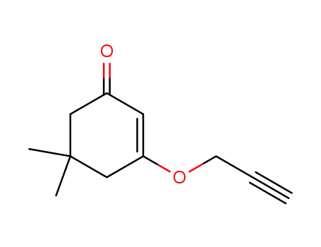 Molecular Structure of 877823-42-2 (2-Cyclohexen-1-one, 5,5-dimethyl-3-(2-propynyloxy)-)