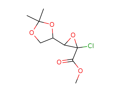 methyl 2-chloro-3-(2,2-dimethyl-1,3-dioxolan-4-yl)oxirane-2-carboxylate