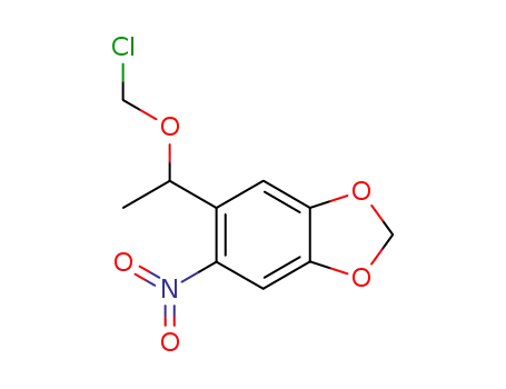 5-[1-(chloromethoxy)ethyl]-6-nitro-1,3-benzodioxole