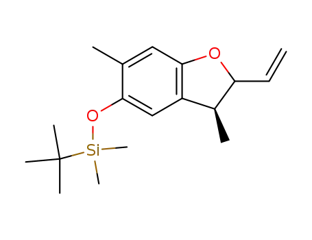 tert-butyl-(3,6-dimethyl-2-vinyl-2,3-dihydro-benzofuran-5-yloxy)-dimethyl-silane