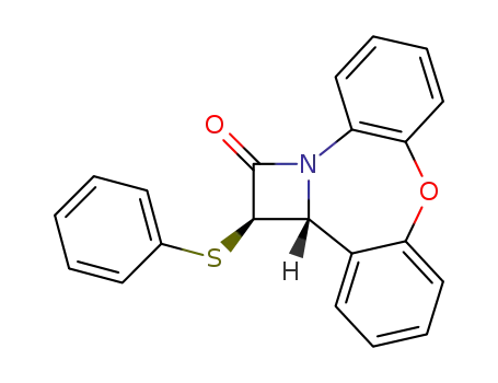 (+/-)-trans-2-phenylthioazeto[1,2-d]dibenzo[b,f]oxazepin-1-one