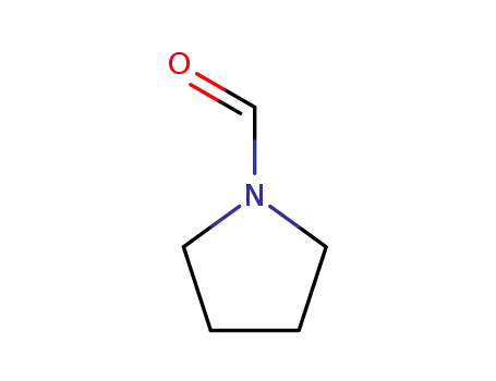 Molecular Structure of 3760-54-1 (1-Formylpyrrolidine)