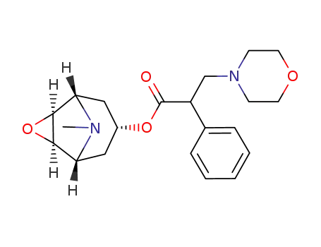 3-morpholin-4-yl-2-phenyl-propionic acid 9-methyl-3-oxa-9-aza-tricyclo[3.3.1.02,4]non-7-yl ester