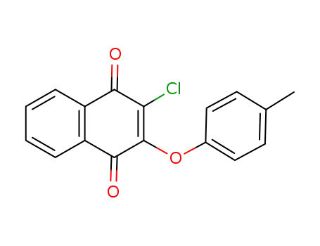 2-chloro-3-(p-tolyloxy)-1,4-naphthoquinone
