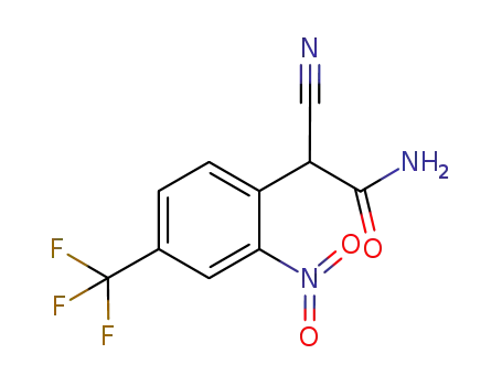 2-cyano-2-(2-nitro-4-(trifluoromethyl)phenyl)acetamide