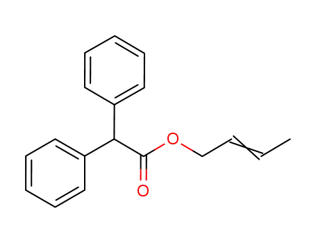 diphenyl-acetic acid but-2-enyl ester