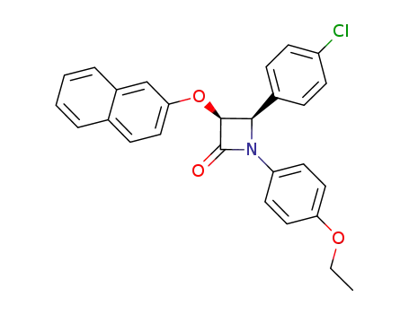 4-(4-chlorophenyl)-1-(4-ethoxyphenyl)-3-(naphthalen-2-yloxy)-azetidin-2-one