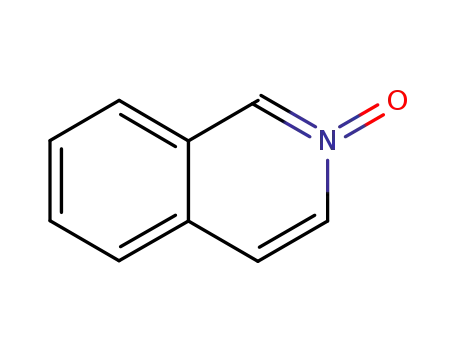 Molecular Structure of 1532-72-5 (ISOQUINOLINE N-OXIDE)