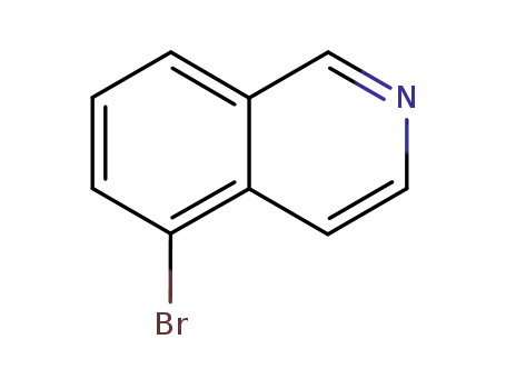 Molecular Structure of 34784-04-8 (5-Bromoisoquinoline)
