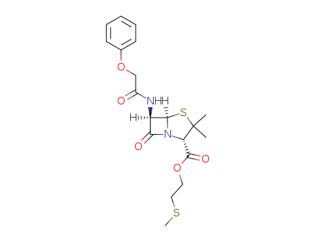 6β-(2-phenoxy-acetylamino)-penicillanic acid 2-methylsulfanyl-ethyl ester