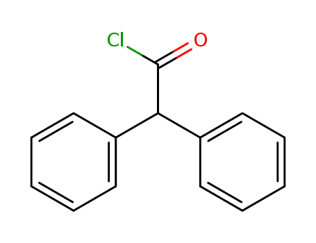 Molecular Structure of 1871-76-7 (Diphenylacetyl chloride)