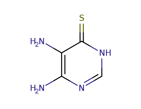 Molecular Structure of 2846-89-1 (4,5-DIAMINO-6-MERCAPTOPYRIMIDINE)