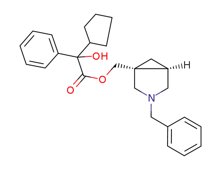 (1α,5α)-[3-benzyl-3-azabicyclo[3.1.0]hex-1-(methyl)-yl]-2-hydroxy-2-cyclopentyl-2-phenylcarboxylic ester