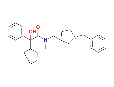 N-(l-benzyl-pvrrolidin-3-vlmethvf)-2-cvclopentvl-2-hvdroxv-N-methyl-2-phenyl-acetamide