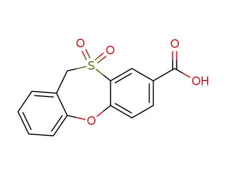 10,10-dioxo-10,11-dihydro-5-oxa-10λ6-thia-dibenzo[a,d]cycloheptene-8-carboxylic acid