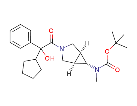 tert-butyl {3-[cyclopentyl(hydroxy)phenylacetyl]-3-azabicyclo [3.1.0]hex-6-yl}methylcarbamate