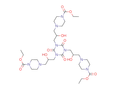 carboxylate protected tris(2,3-epoxypropyl)isocyanurate