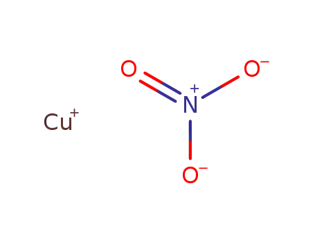 Molecular Structure of 3251-29-4 (Nitric acid, copper(1+) salt)