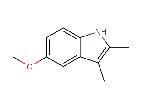Molecular Structure of 828-94-4 (5-METHOXY-2,3-DIMETHYL-1H-INDOLE)