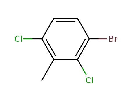 Molecular Structure of 127049-87-0 (3-BroMo-2,6-dichloro-1-Methylbenzene)