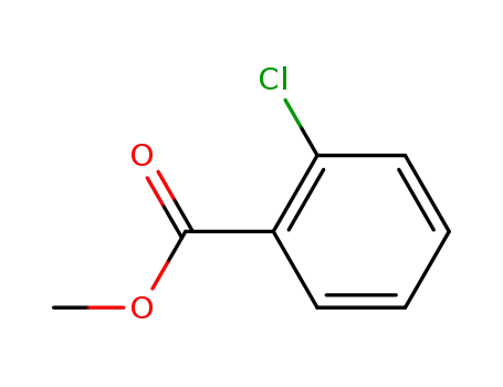 Molecular Structure of 610-96-8 (Methyl 2-chlorobenzoate)