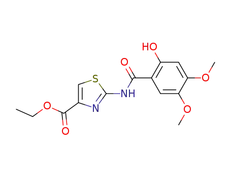 2-[(2-hydroxy-4,5-dimethoxybenzoyl)amino]-1,3-thiazole-4-carboxylic acid ethyl ester
