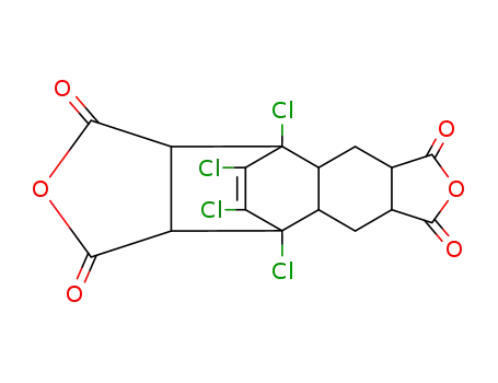 1,8,11,12-tetrachlorobicyclo<6.2.2.02,7>dodec-11-ene-4,5,9,10-tetracarboxylic acid dianhydride
