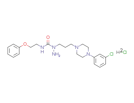 2-[3-(4-[3-chlorophenyl]-1-piperazinyl)propyl]-4-(2-phenoxyethyl)-semicarbazide dihydrochloride
