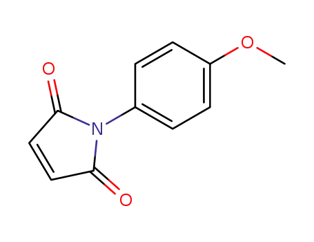 Molecular Structure of 1081-17-0 (1-(4-METHOXY-PHENYL)-PYRROLE-2,5-DIONE)
