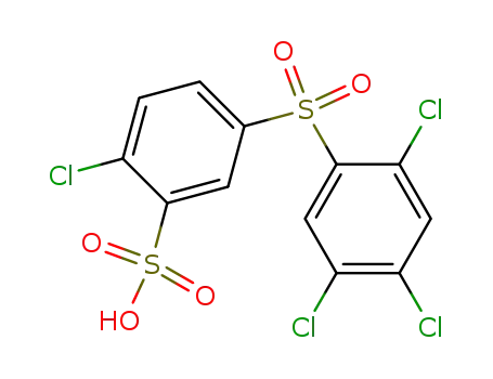 4,2',4',5'-tetrachlorodiphenyl sulfone-3-sulfonic acid