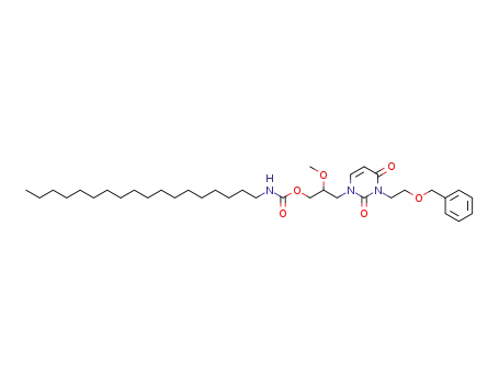 1-(3-Octadecylcarbamoyloxy-2-methoxypropyl)-3-(2-benzyloxyethyl)uracil