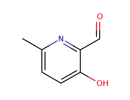 Molecular Structure of 66497-42-5 (3-Hydroxy-6-methylpyridine-2-carboxaldehyde)