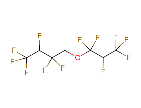Molecular Structure of 928617-03-2 (Butane, 1,1,1,2,3,3-hexafluoro-4-(1,1,2,3,3,3-hexafluoropropoxy)-)