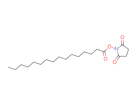Molecular Structure of 14464-31-4 (N-SUCCINIMIDYL PALMITATE)