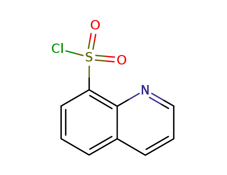 Molecular Structure of 18704-37-5 (8-Quinolinesulfonyl chloride)